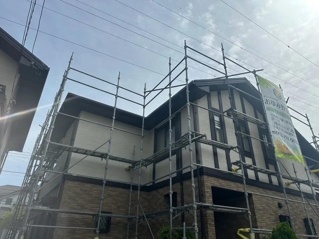 【スレート屋根(パミール)カバー工法工事】千葉市緑区おゆみ野...